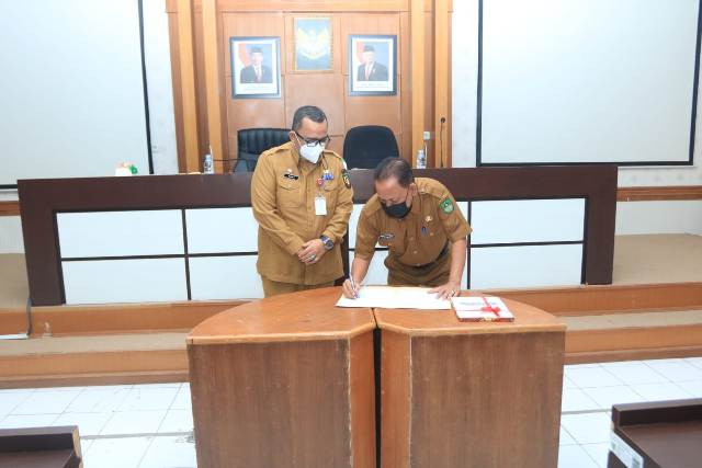 Kepala Bappeda Rohul gelar Sertijab