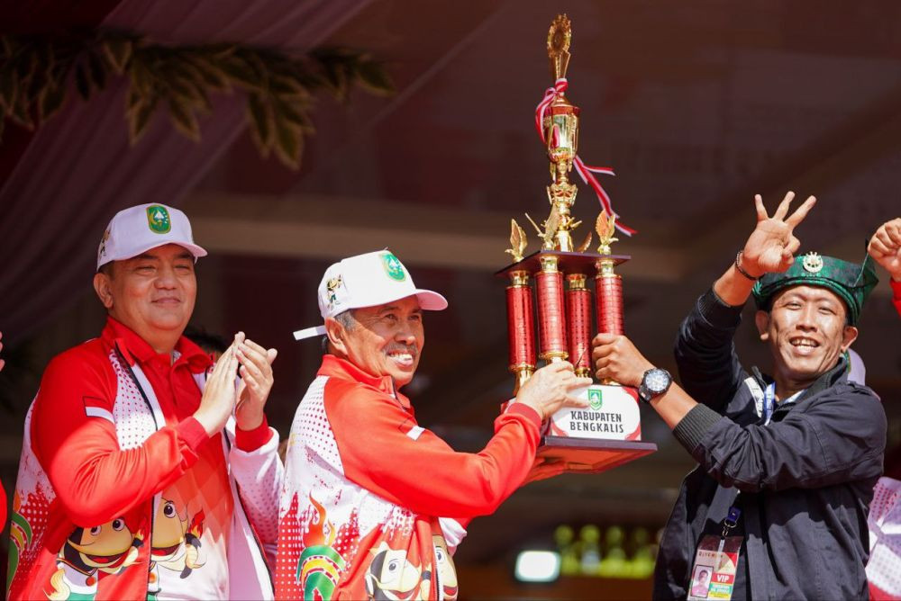 Bikin Bangga! Bangkalis Juara Umum Porprov X Riau