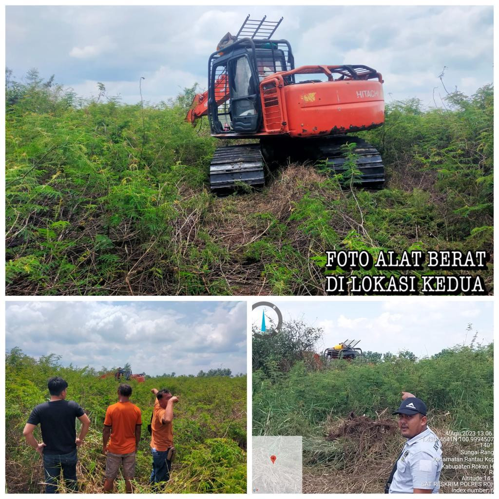 Operator Alat Berat Diamankan, Cukungnya Siapa, Kini Menunggu Nasib Yang Sama