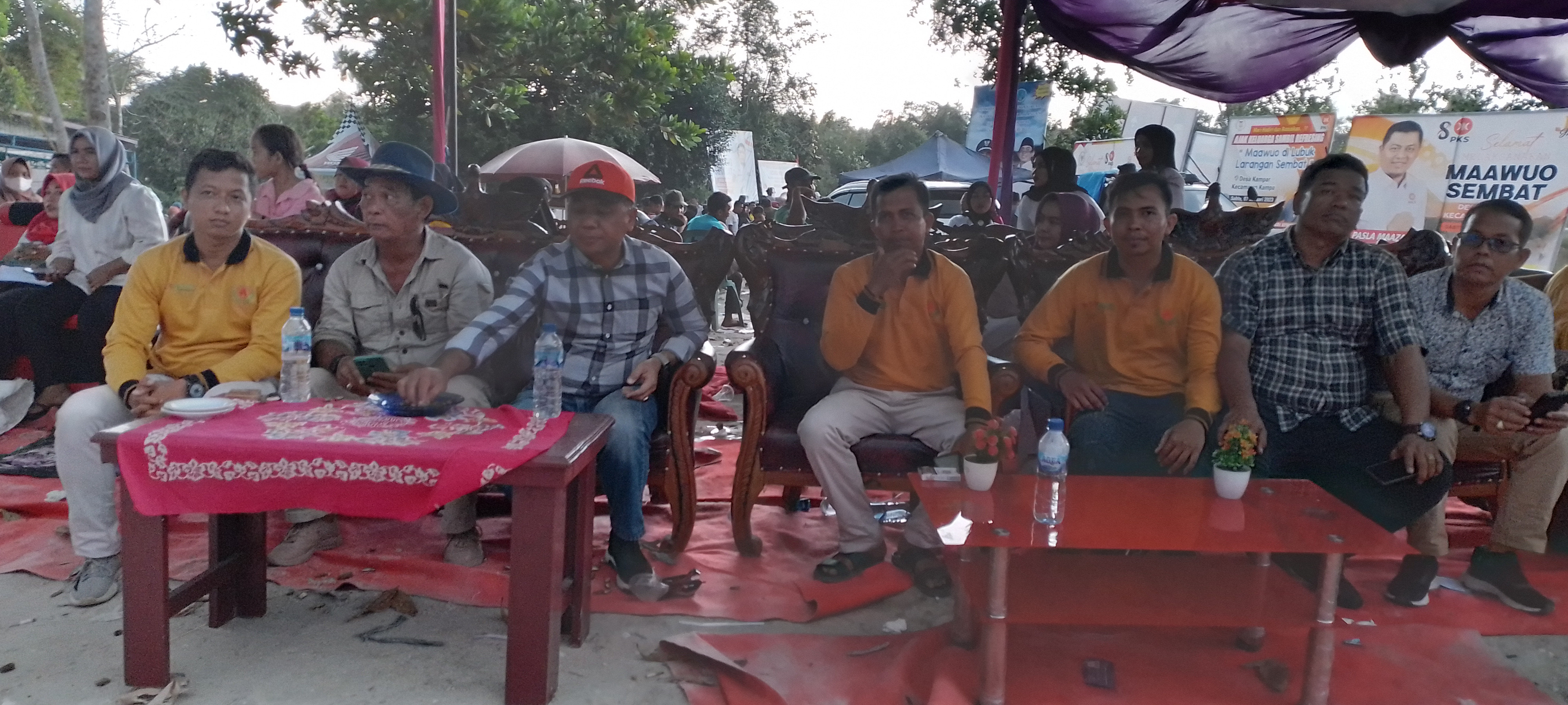 Berakhir Pekan Sekda Kuansing, Hadiri Ma,awuo Lubuk Larangan Sembat Desa Kampar
