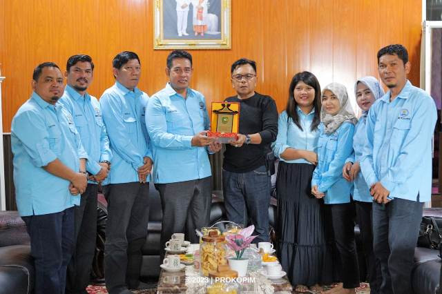 Plt Bupati Asmar Terima Kunjungan BNNK Pelalawan
