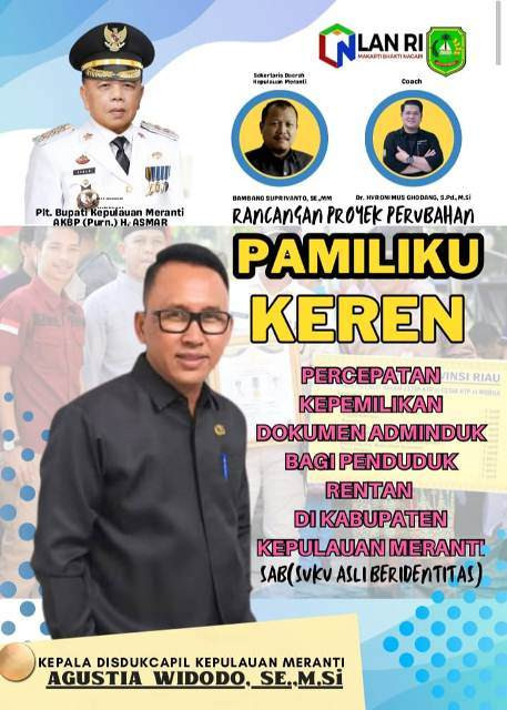 Pemkab Meranti Gelar Pembinaan dan Pendataan Penduduk Rentan Adminduk di Desa Bandul