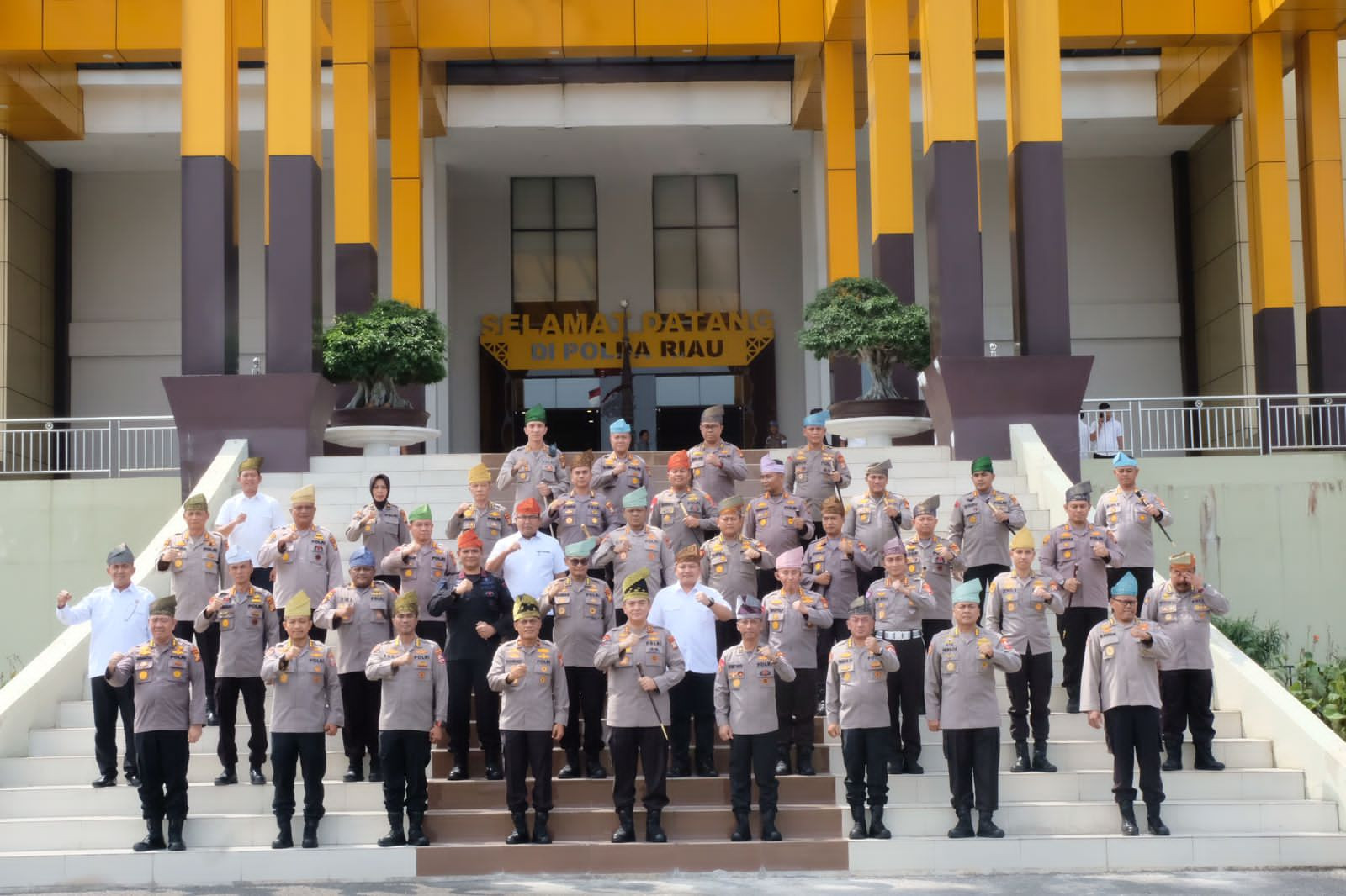 Itwasum Mabes Polri Kunjungi Polda Riau Dalam Rangka Audit Kinerja tahap II aspek Pelaksanaan dan Pe