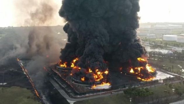 Polisi Akan Olah TKP,Selidiki Penyebab Kebakaran Balongan