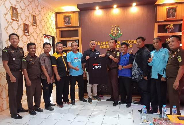 Perkenalkan Pengurus Baru, JMSI Audiensi Dengan Kejaksaan Inhu