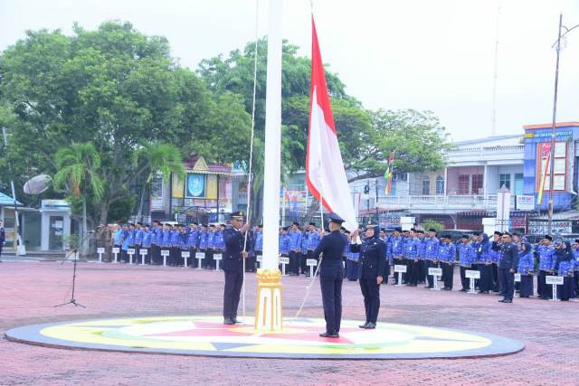 Sekda Bengkalis Pimpin Apel Peringatan Hari Kesadaran Nasional