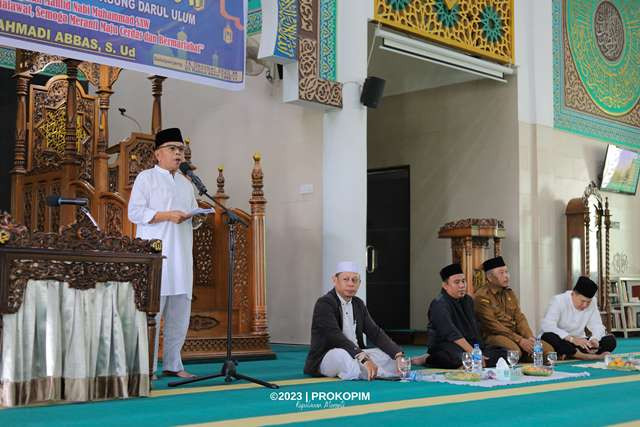 Plt Bupati Asmar Peringati Maulid Nabi Bersama Majelis Taklim Ummahat