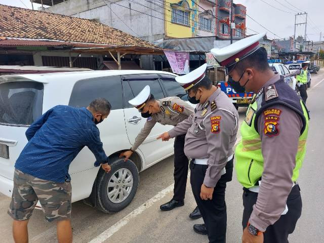 Satlantas Polres Inhu Datangi PO Bus dan Travel, Ini Tujuannya 