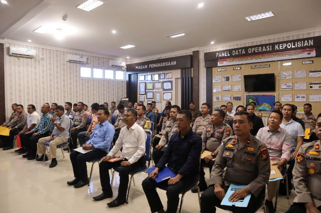 Personel Polres Kepulauan Meranti Ikuti Tes Psikologi Penggunaan Senpi