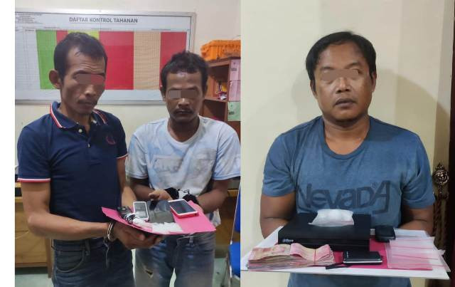Dalam Sekejap, 3 Pengedar Sabu Diringkus Polsek Seberida