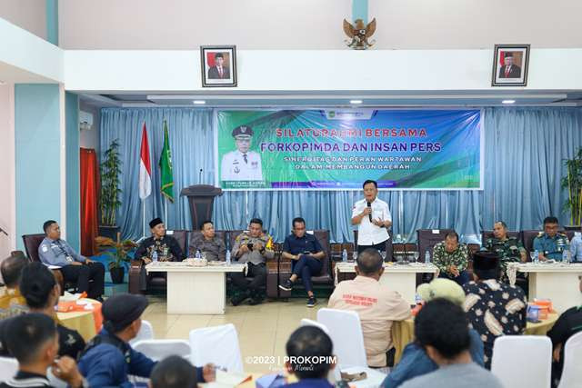 Forkopimda Pemkab Meranti Gelar Silaturahmi dengan Insan Pers