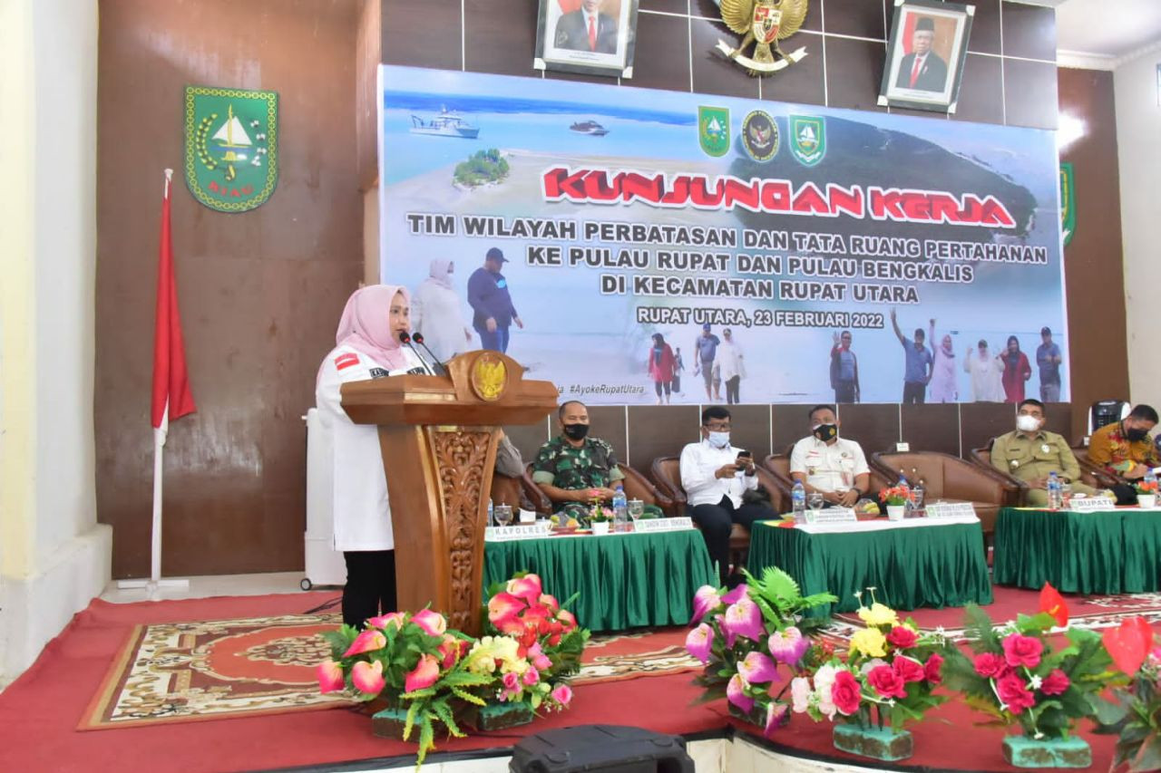 Bupati Bengkalis Sambut Kunjungan Tim Wilayah Perbatasan ke Pulau Rupat