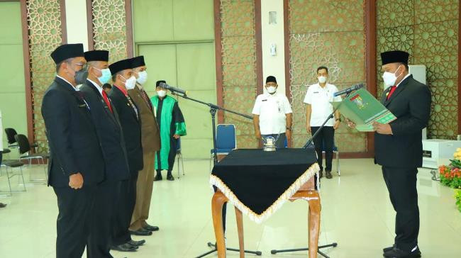  Bupati Kampar Lantik Empat Pejabat Eselon II
