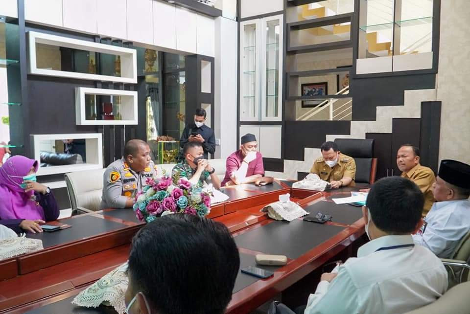 Kapolres Kampar Sebut, Kampar Behasil Level 1,Tetap Jaga Protokol Kesehatan 