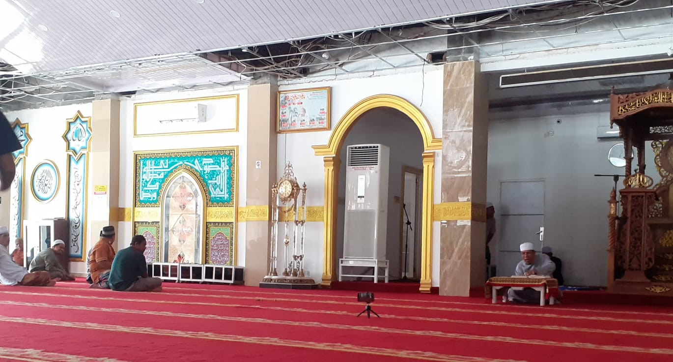 Jamaah Mesjid Agung Al Ikhlas Harapkan Hasil Tabungan Infak Anak Yatim Disalurkan