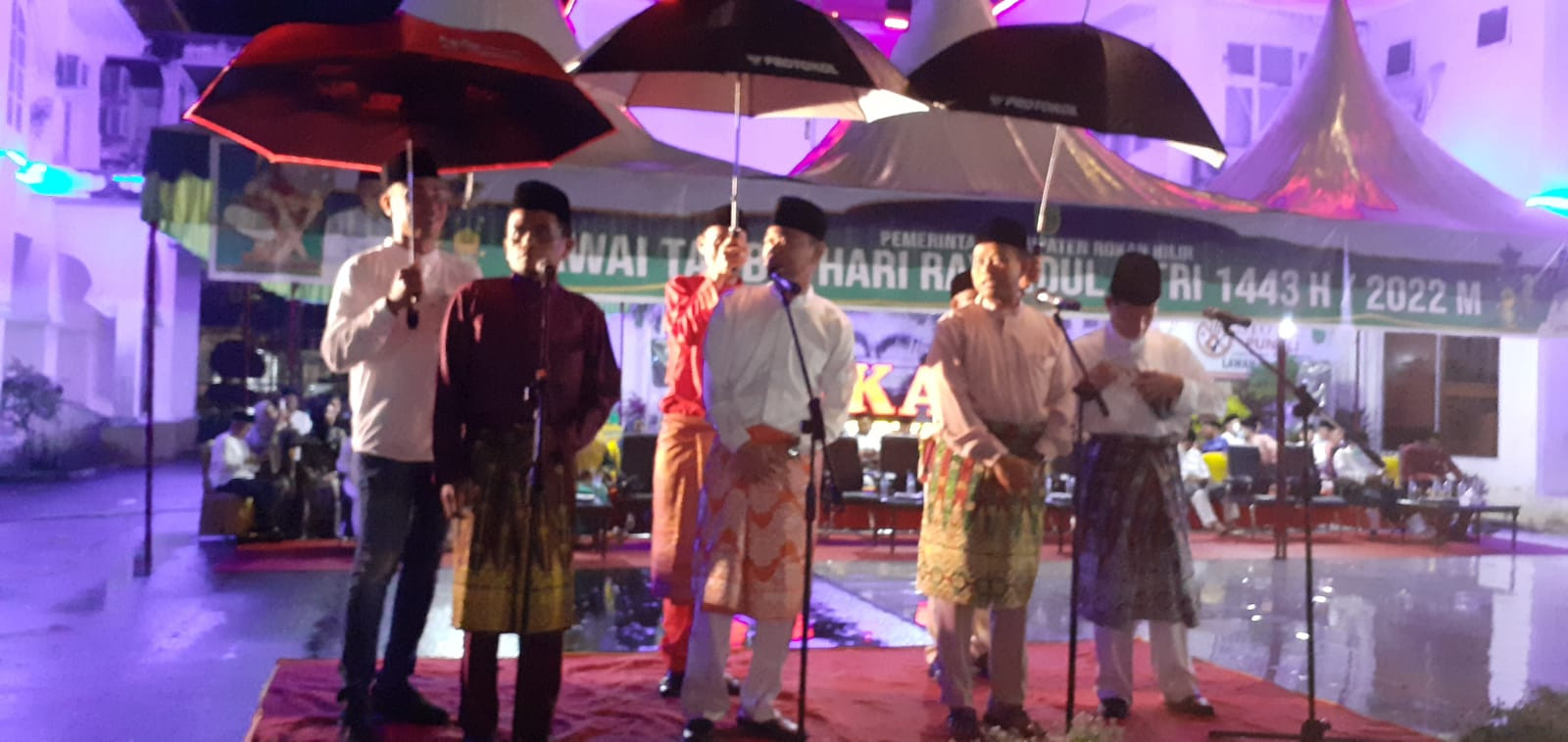 Bupati Dan Wabup Rohil Lepas Pawai Takbir Idul Fitri