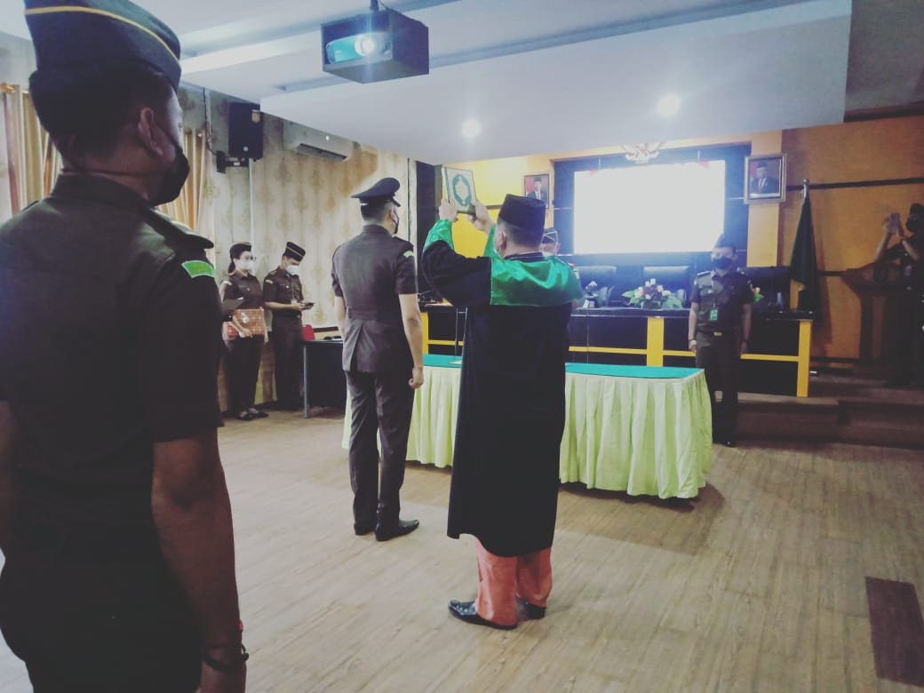 Pelantikan dan Serah Terima Jabatan Kepala Kasi Intelijen Kejaksaan Teluk Kuantan