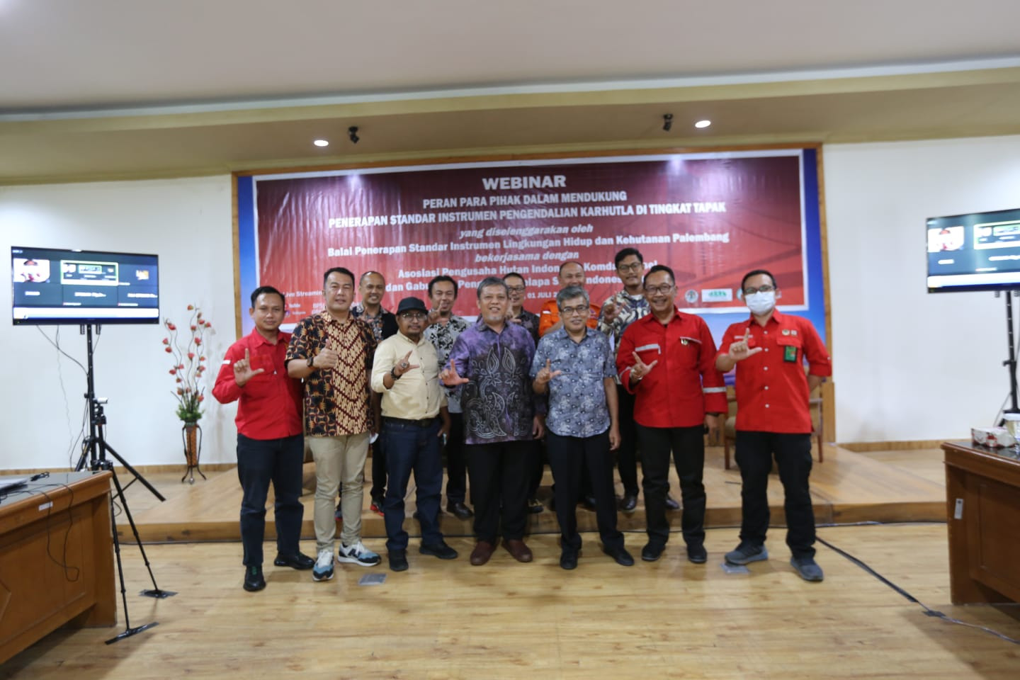 BPSILHK, APHI, GAPKI dan JMSI Sumsel Gelar Diskusi Indonesia Siap Luncurkan Standarisasi Penanganan