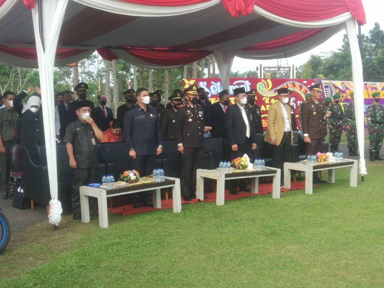 Polres Kuansing Mengikuti Upacara Hari Bhayangkara ke- 76 Secara Virtual