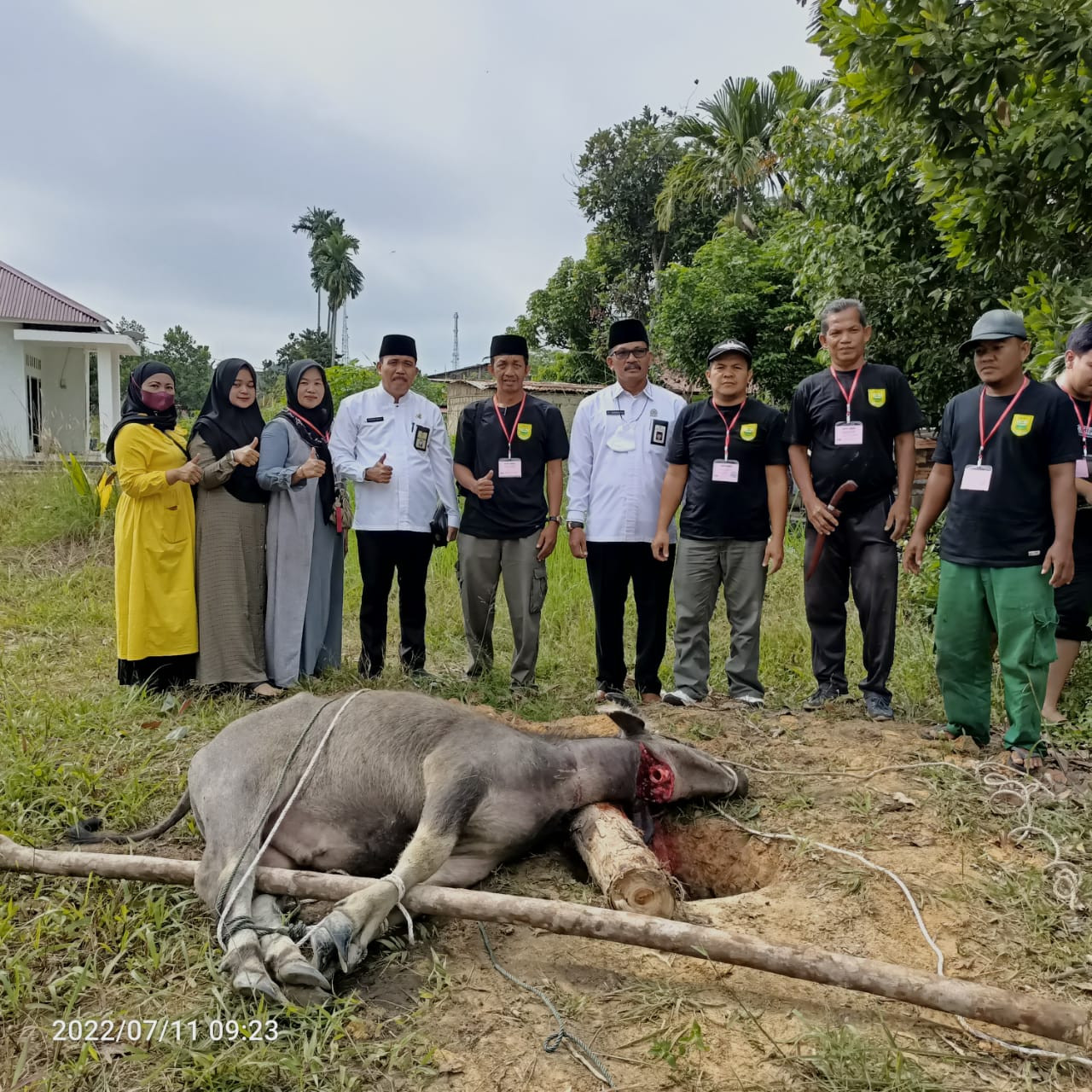 IMK Pelalawan Lakukan Penyembelihan Hewan Qurban Sebanyak Empat Ekor