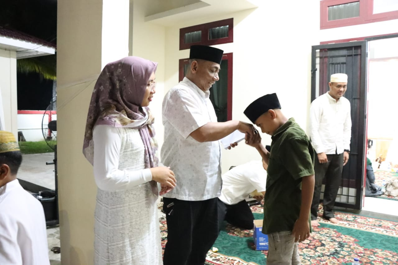 Didik, Kapolres Kampar Gelar Syukuran dan Satuni Anak Yatim