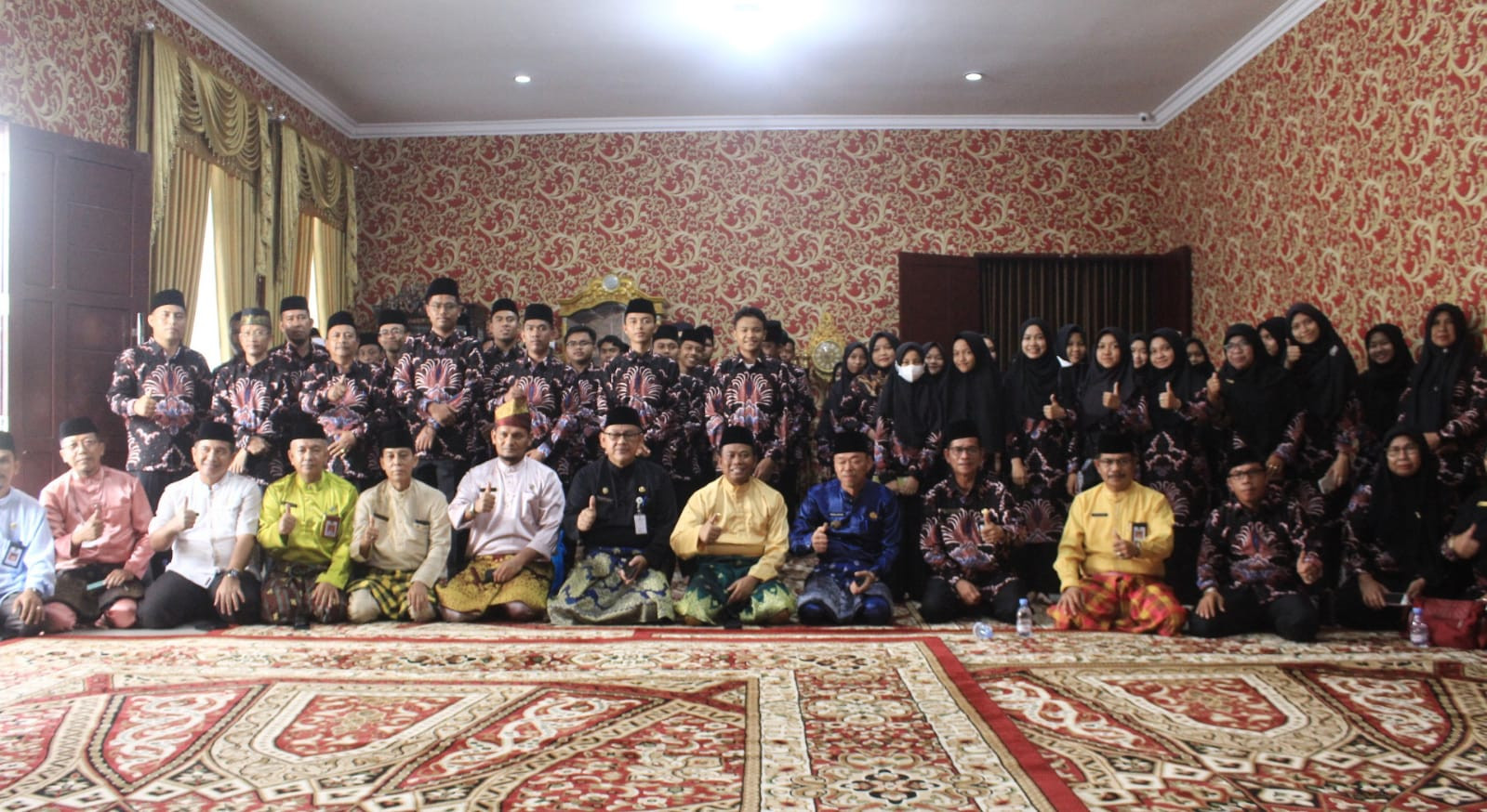 55 Qori Dan Qoriah Khafilah Rohil Ke MTQ Riau Dilepas Bupati Dan Wabup