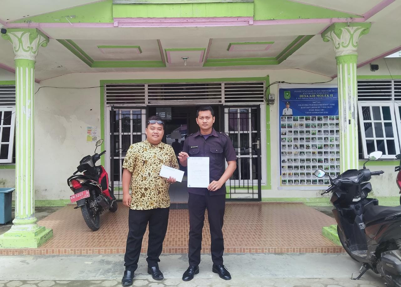 Kades Airmolek II Terancam Dipolisikan, LBH Indragiri Layangkan Surat Somasi