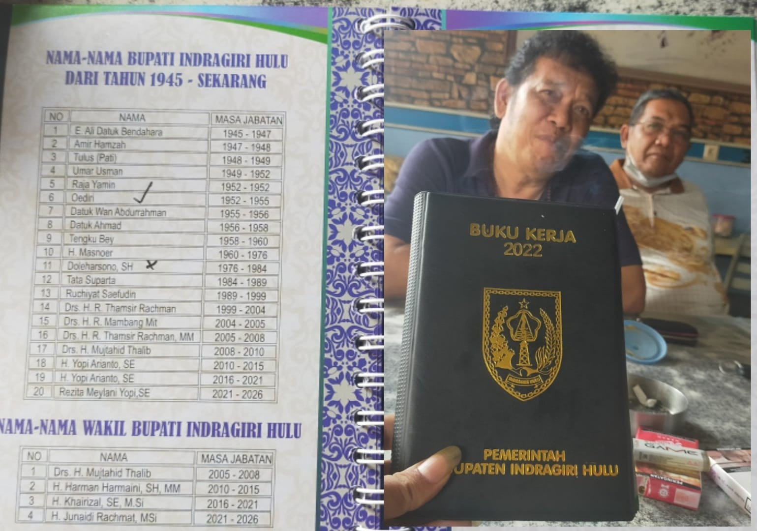 Gawat, Buku Kerja Pemda Inhu 2022 Mencatat Sejarah Dengan Menghilangkan Sejarah 