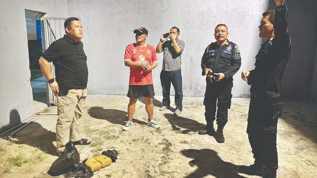 2 Kilogram Ganja Dilempar ke Lapas