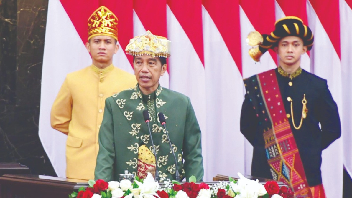 Presiden Jokowi Sampaikan Lima Agenda Besar