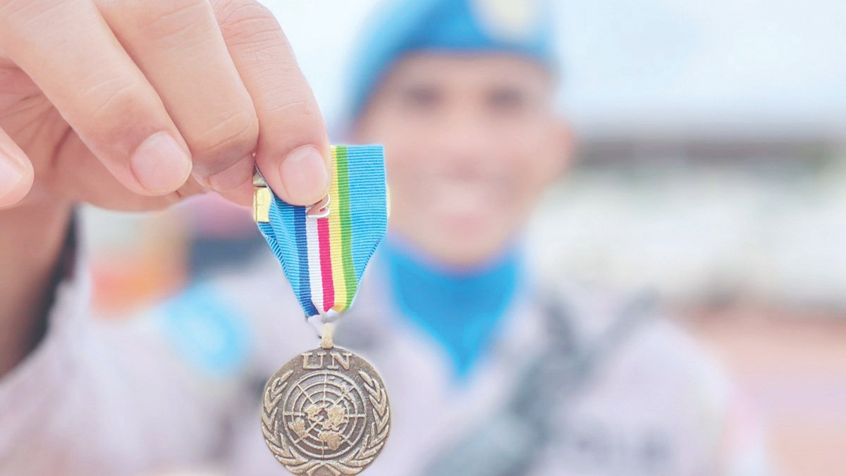 Personel Polda Riau Terima Penghargaan dari PBB
