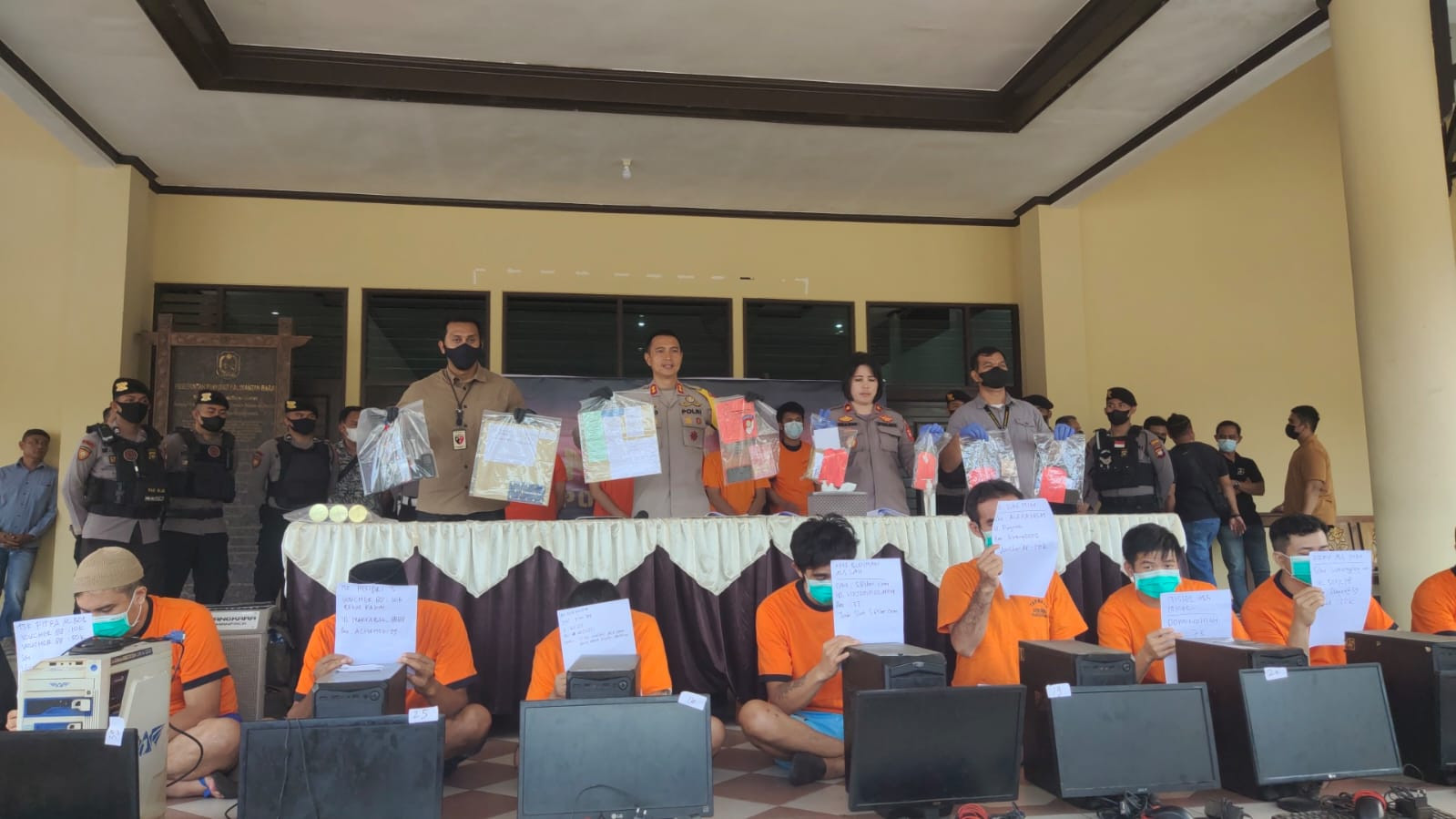 9 Tersangka Judi Online Berhasil Diamankan Polisi