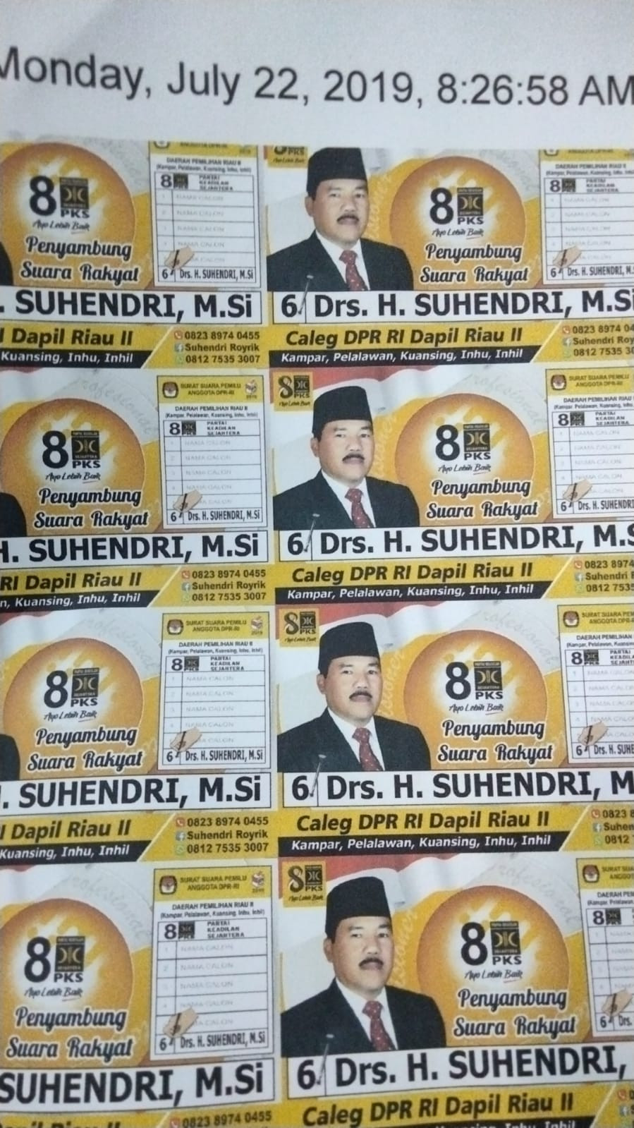 Caleg Tidak Terpilih , H. Suhendri  Disomasi  4 Tahun Lebih Tidak Bayar Hutang