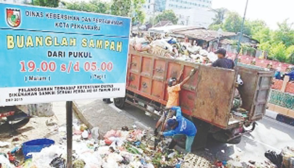 Anggaran Pengangkutan Sampah di Pekanbaru Capai Rp80 Miliar
