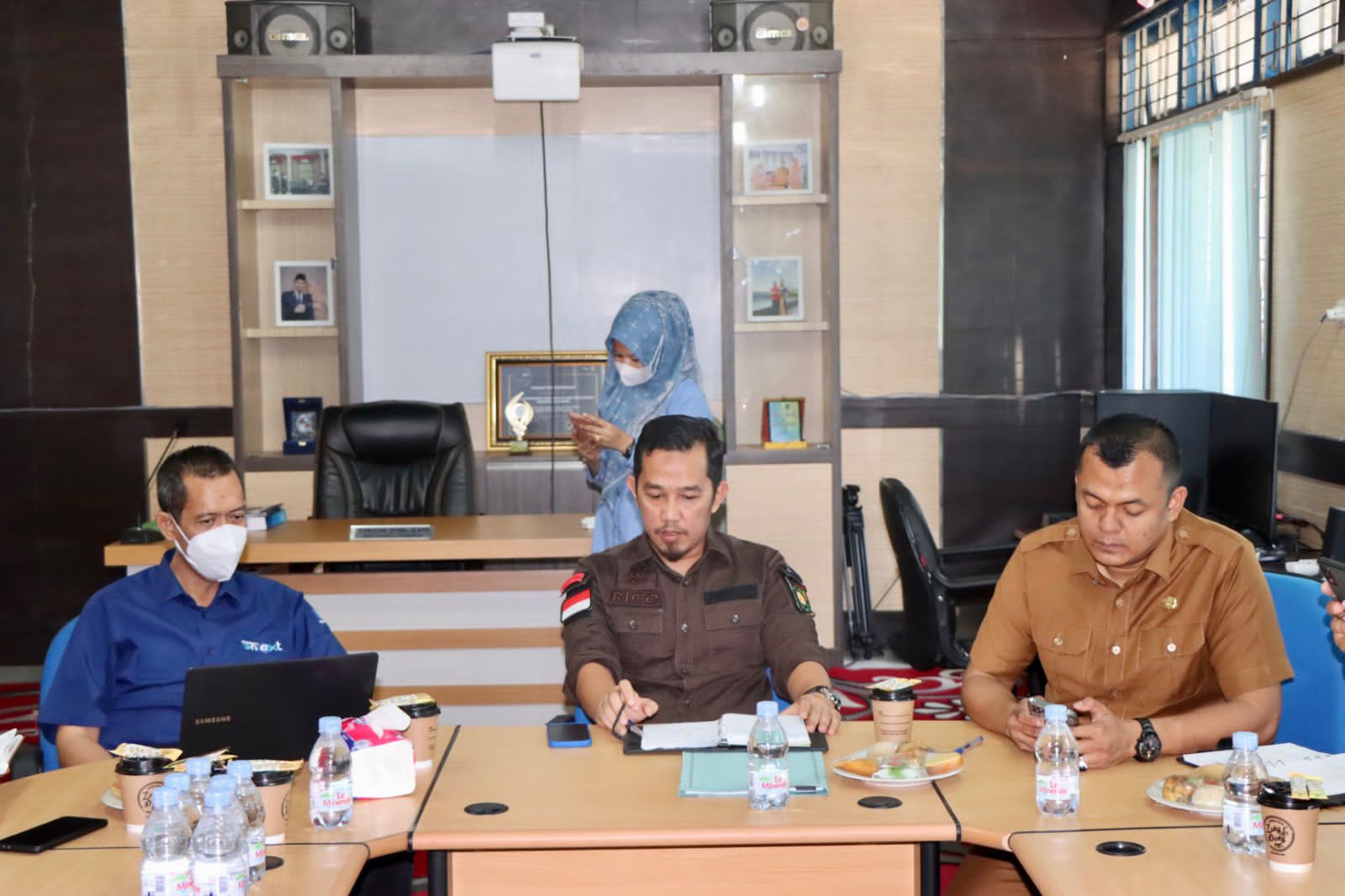 Dirjen PPI Berkunjung ke Dinas Kominfo dan Persandian Kampar