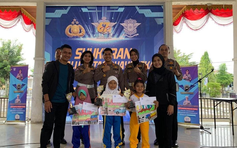 Ini Nama Pemenang Mewarnai dan Comedy Stand Up Satlantas Polres Inhu
