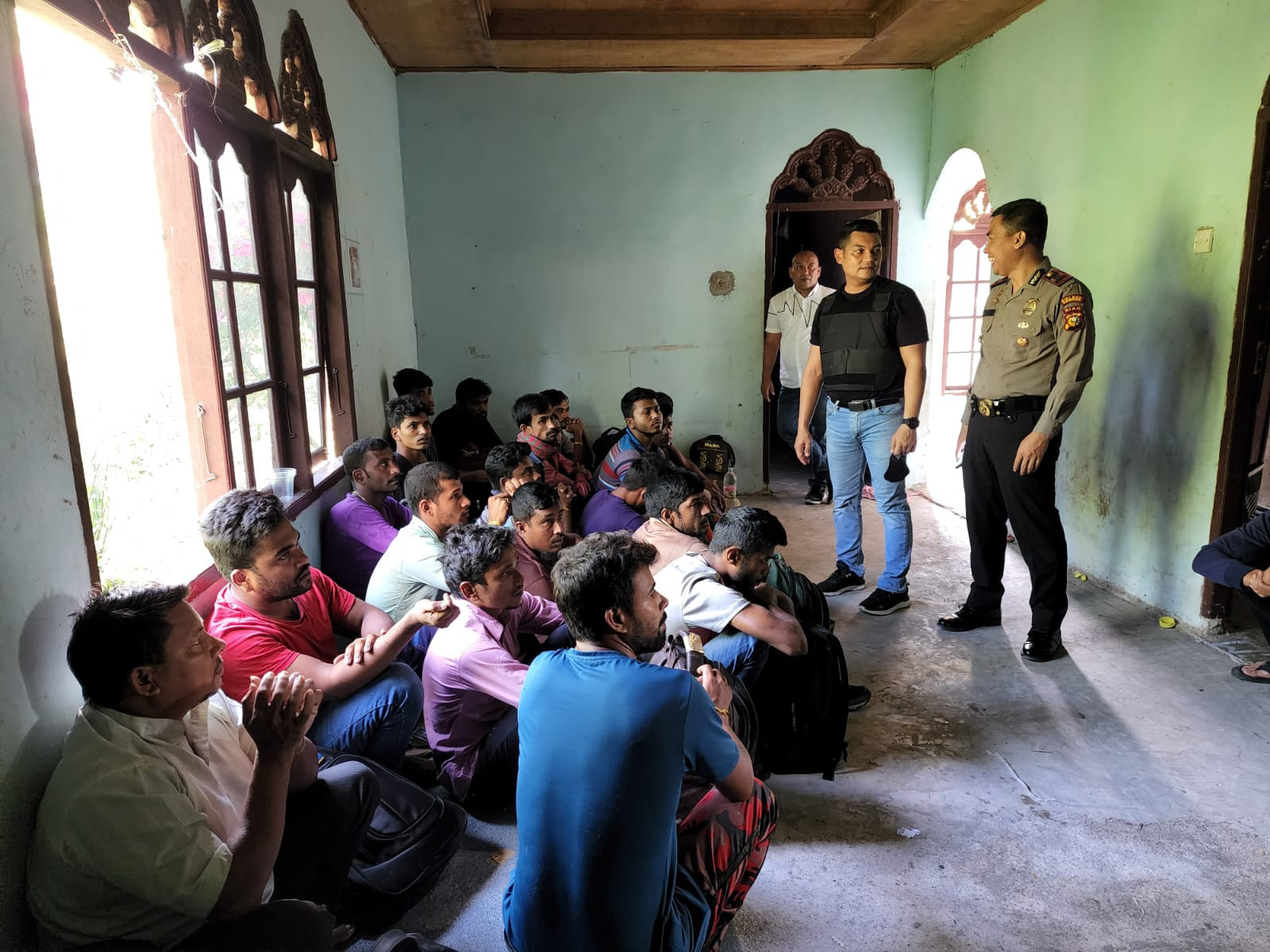 75 Orang WNA Diamankan Polsek Tambang di Desa Tarai Bagun