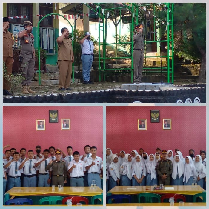 SatPol PP Gelar Kegiatan Sosialisasi Perda di SMAN 2 Pangkalan Kerinci