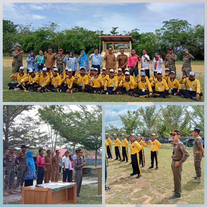 Tindak Lanjut Sosialisasi Perda, Satpol PP dan SMKN 1 Gelar Kegiatan Mental Building