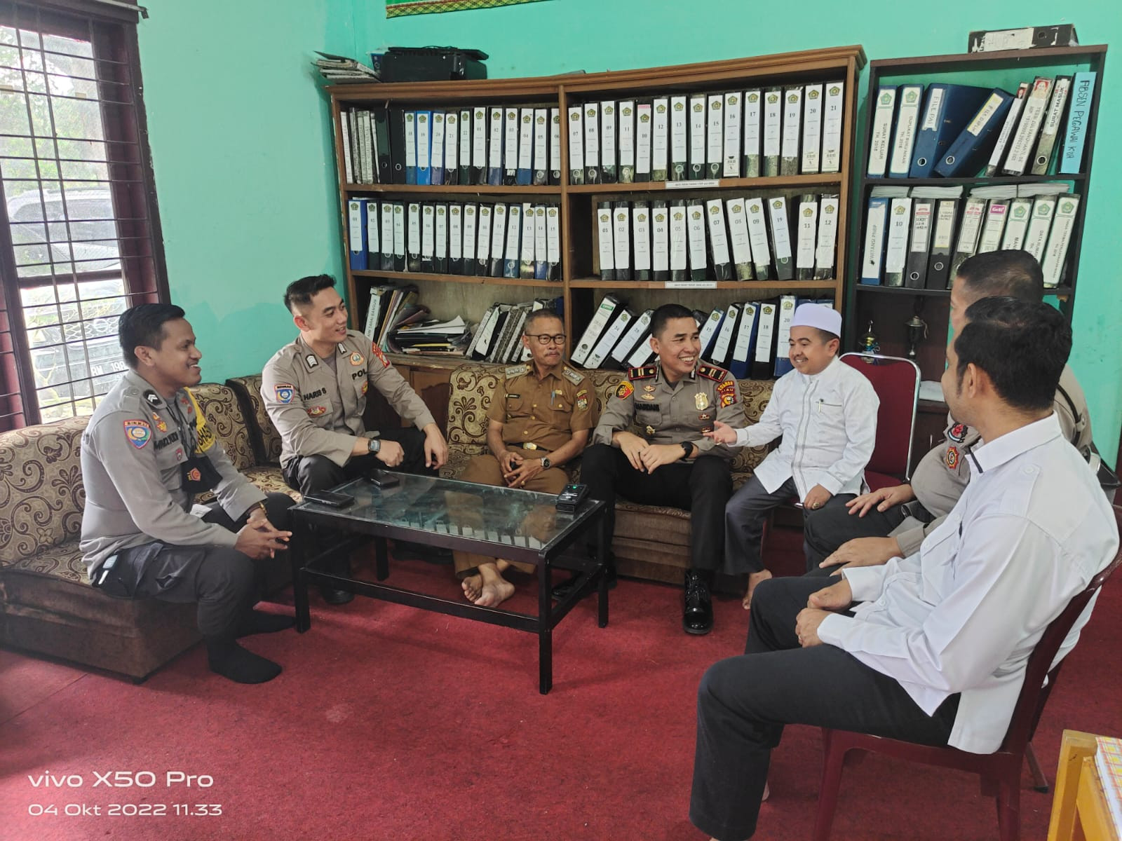 IPTU Mardani Tohenes Kapolsek Tambang, Silaturahmi dengan Tokoh Agama, Dalam Menyambut Maulid Nabi