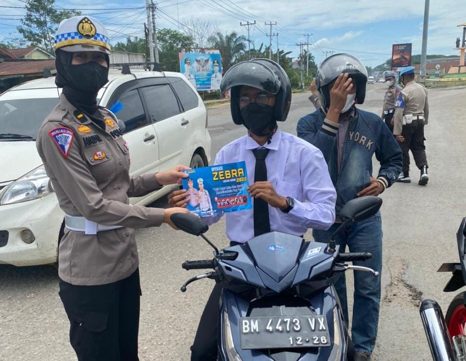 Operasi Zebra Satlantas Polres Inhu Hari Ini Kedepankan Binluh