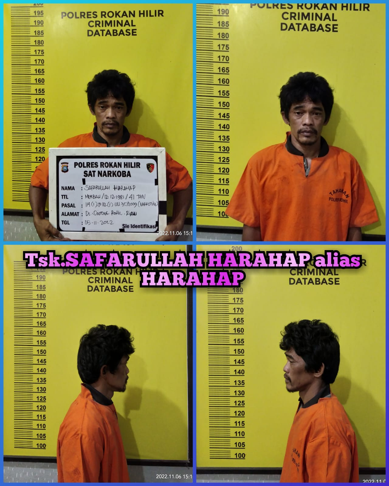 Saat Digerebek Pengedar Sabu Lari Terbirit-Birit Namun Berhasil Ditangkap
