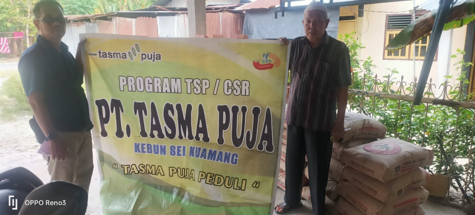100 Sak Semen di Salur PT Tasma Puja, Pembangunan Mesjid Dan Pasar Tradisional 
