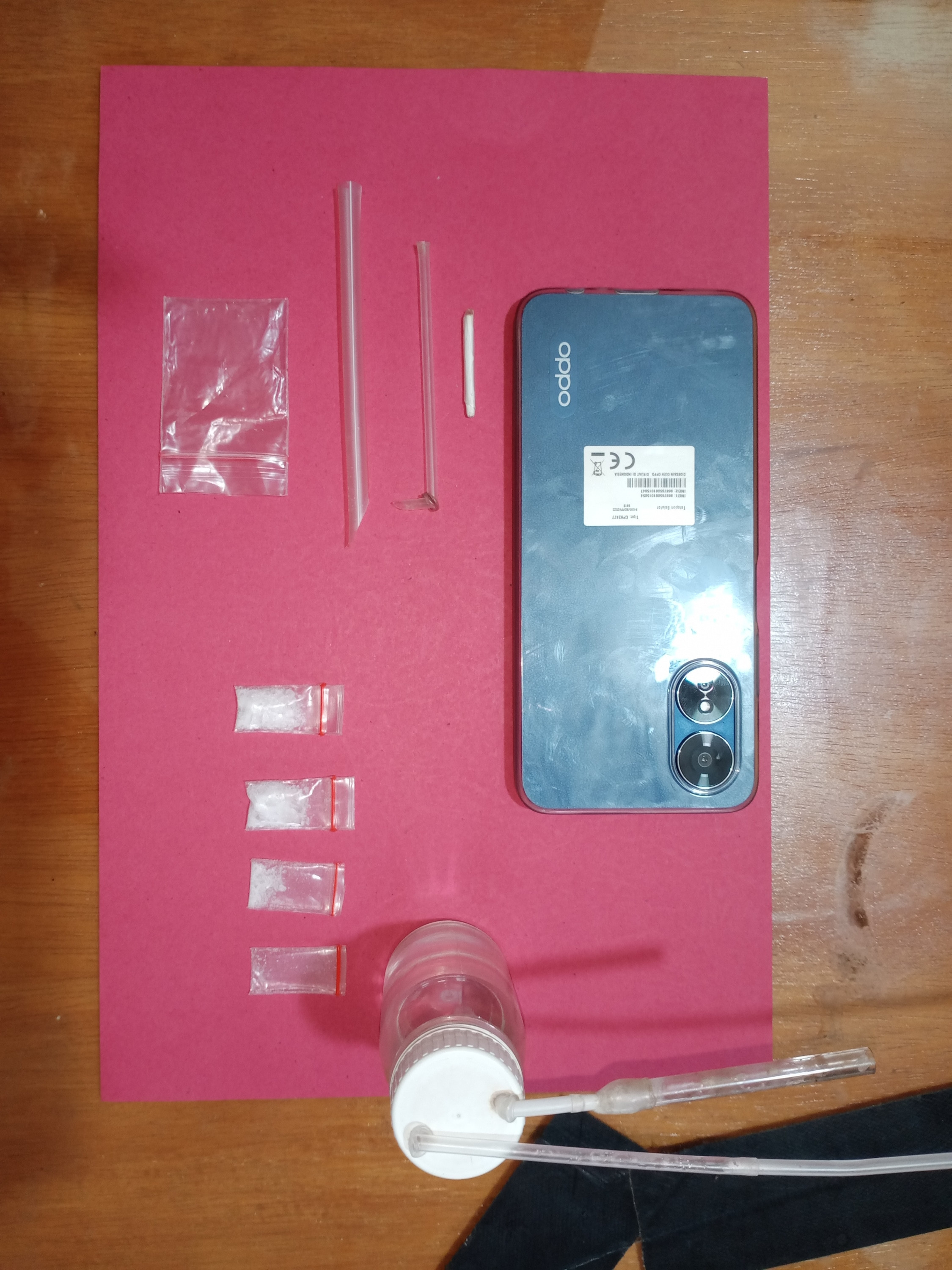 Warga Teluk Nilap Kubu Diamankan Dari Rumahnya Bersama BB 1,36 Gram Sabu
