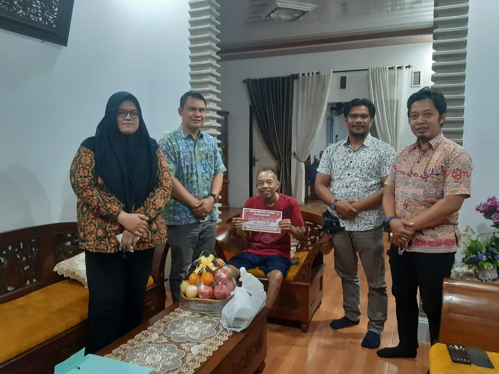 Dit Intelkam Polda Riau Gelar Kegiatan Hari Guru Nasional Ke-77 Tahun 2022