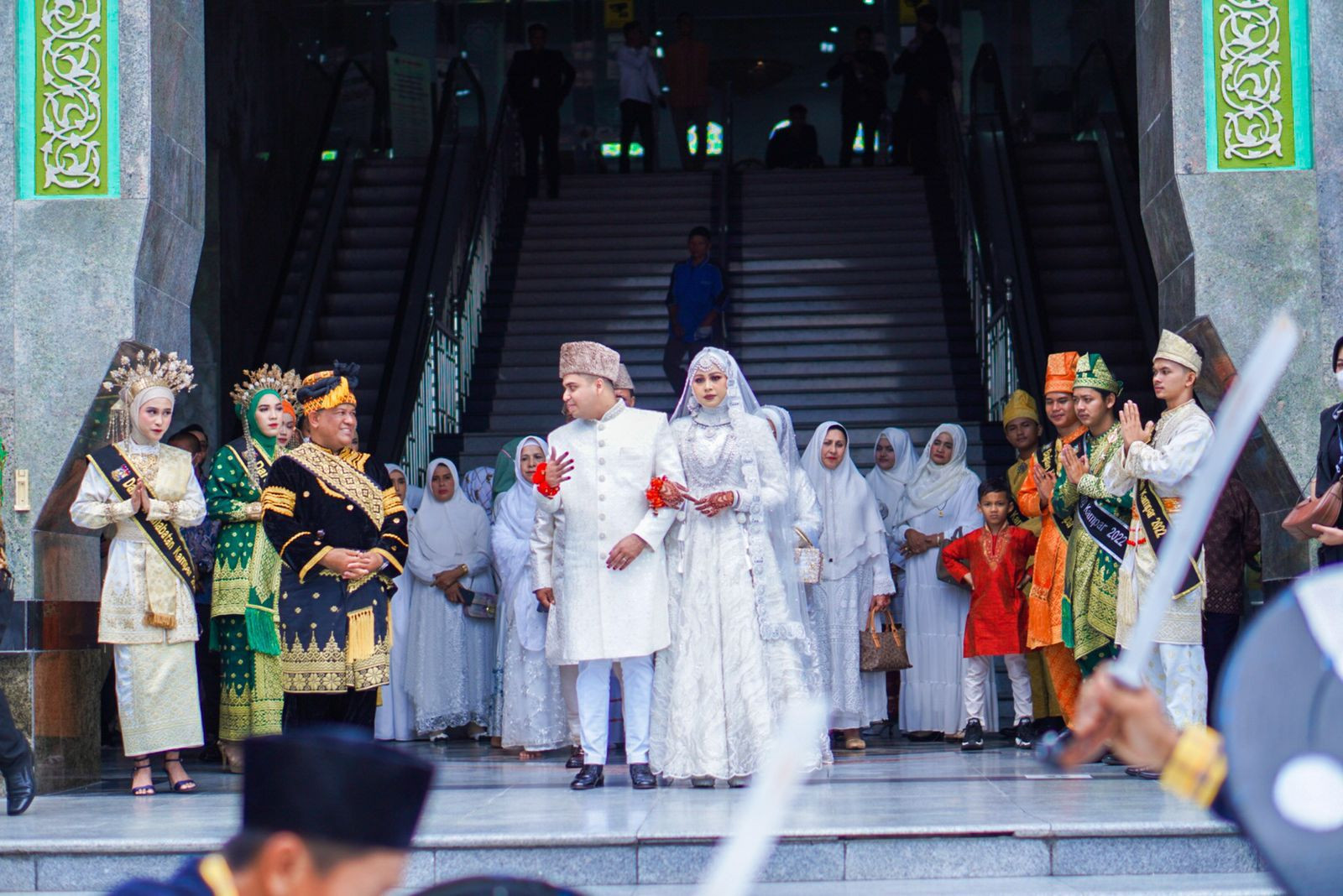 Ketua LAK Kampar Arak Rahul dan Syakinah Dengan Dikiu dan Gubano