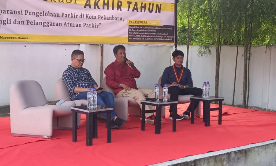 Gelar Diskusi Soal Polemik Parkir, Cipayung Plus Pekanbaru Kaji Peluang Gugatan Perwako
