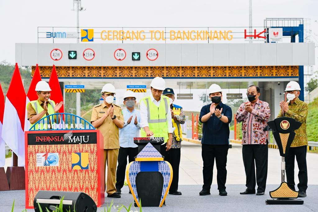 Presiden RI Jokowi Resmikan Tol Pekanbaru-Bangkinang, Ini Harapannya