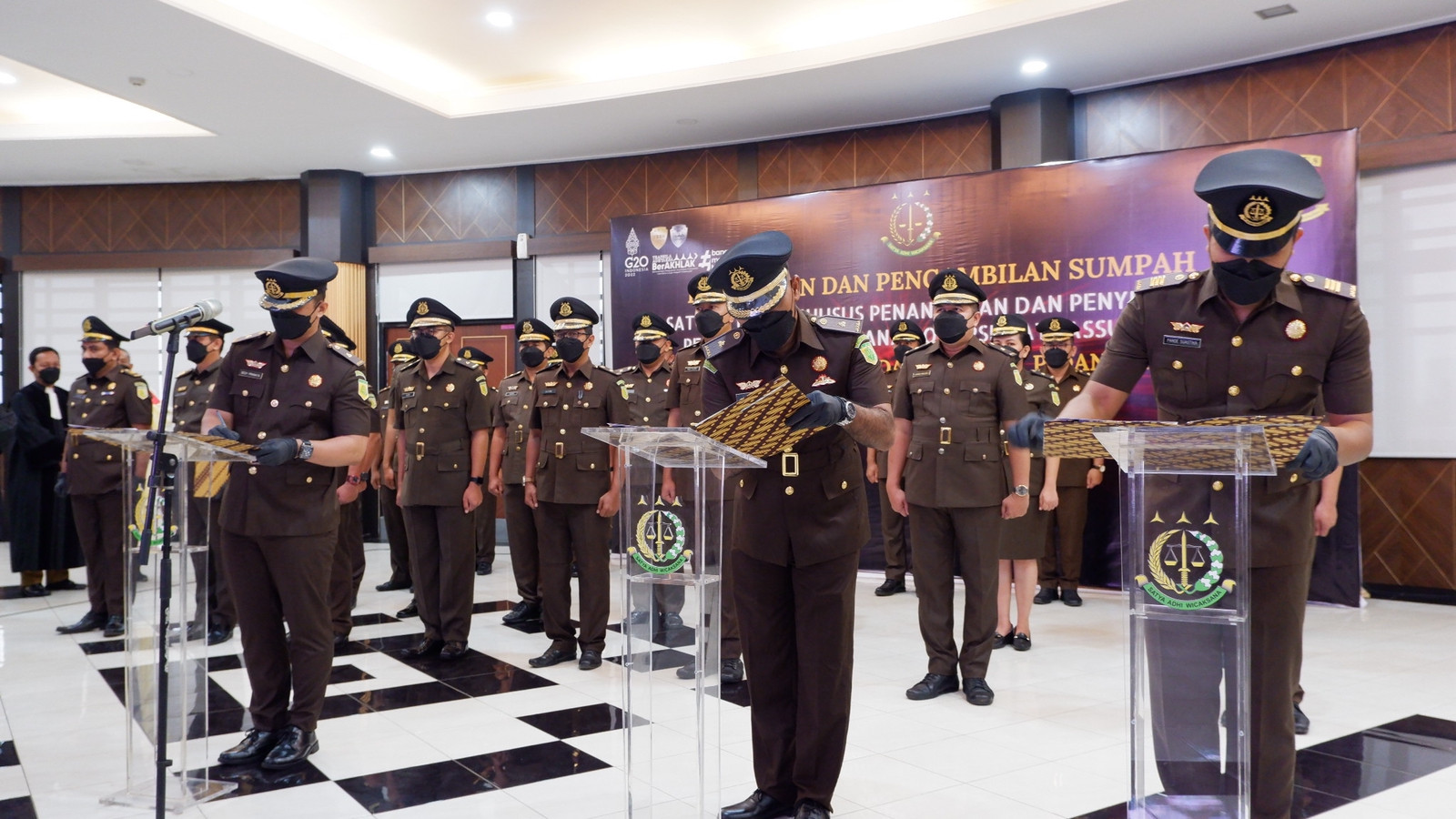 Ini Kata JAM Pidsus, Kepada 27 Anggota Satgassus P3TPK Dilantik