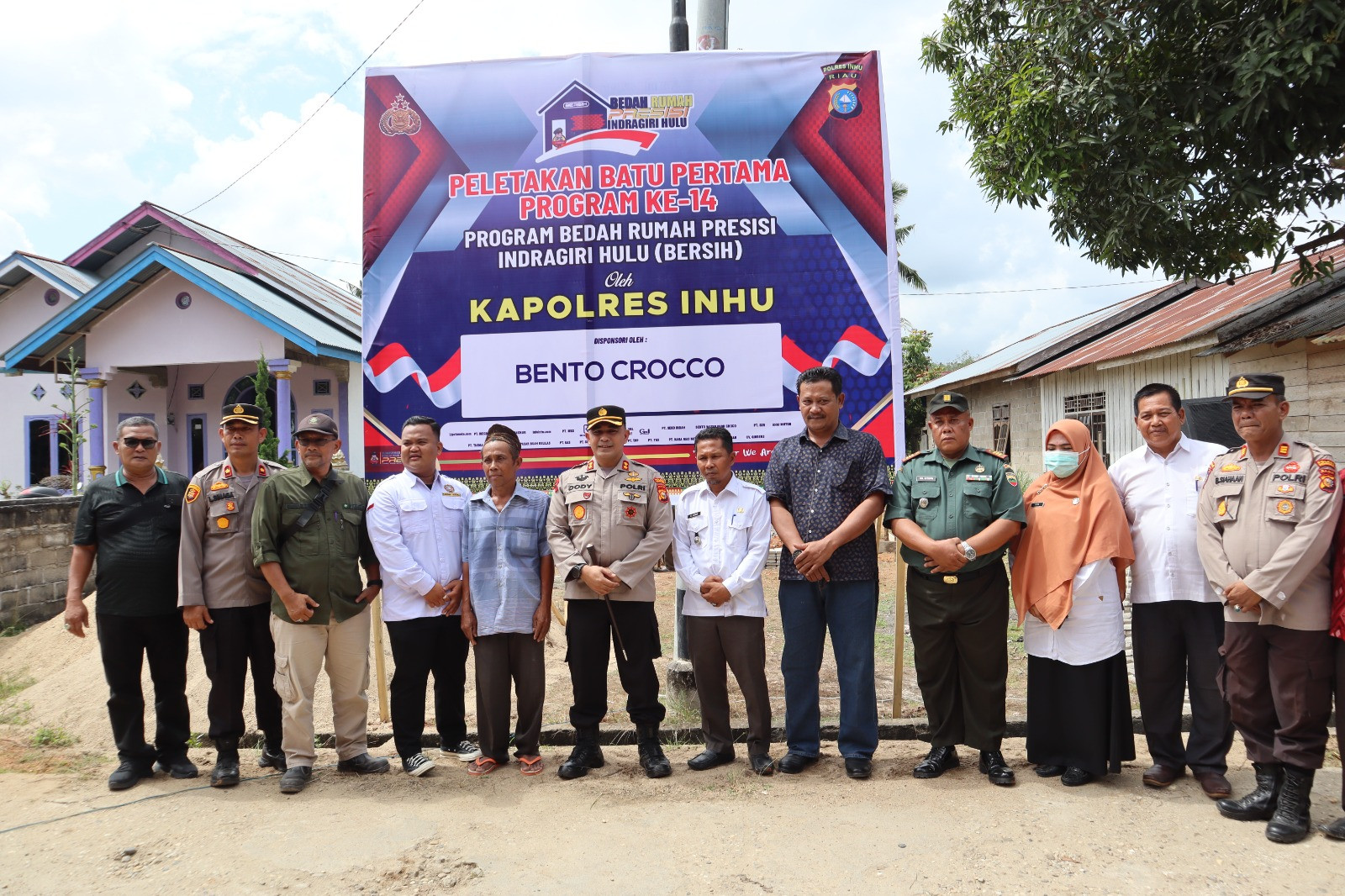 Program Bersih ke-14 di Kecamatan Sei Lala, Ini Pesan Kapolres Inhu